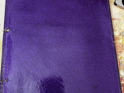 Continental Accessory Corp. University of Style Glitter Pocket Portfolio - Purple