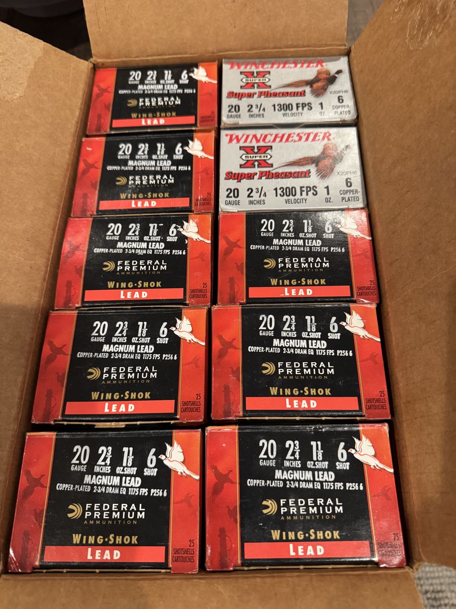 Mixed Case Of 20ga Shorgun Shells