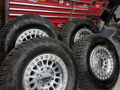 KMC KM542 Impact 18 Wheels & Milestar Patagonia XT 35x12.50R18 8x180