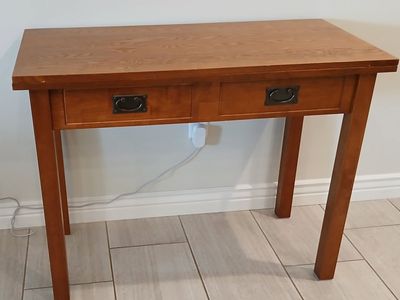 Expanding sideboard table