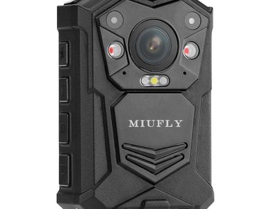 Police Body Camera with 2 Inch Display, Night Vision, GPS, Built in 128G Memory