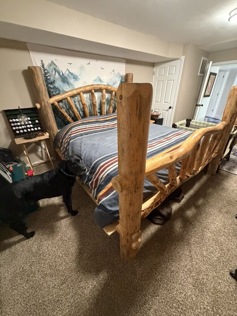 King Size Bed Frame, Dresser, Night Stand