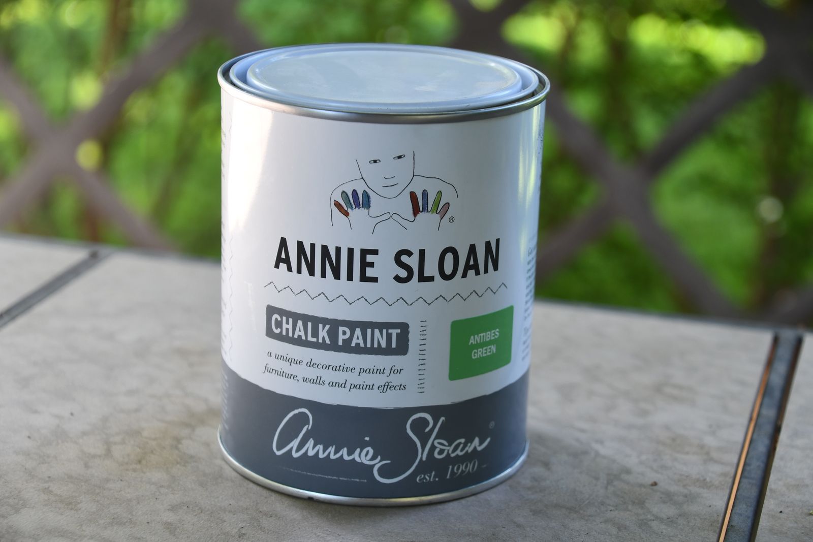 NEW ANNIE SLOAN CHALK PAINT ~ ANTIBES GREEN ~ 1 LITER (33.8 oz) ~ MATT FINISH ~ WATER BASED