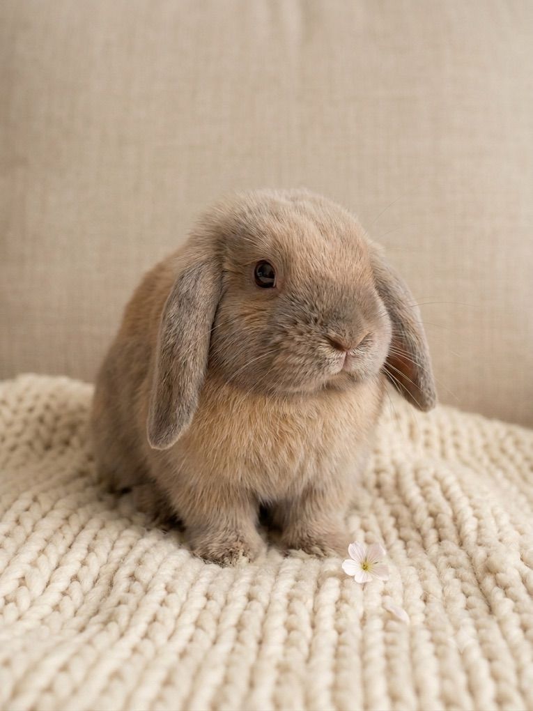 Purebred Holland Lop Baby Bunny Rabbit Buck
