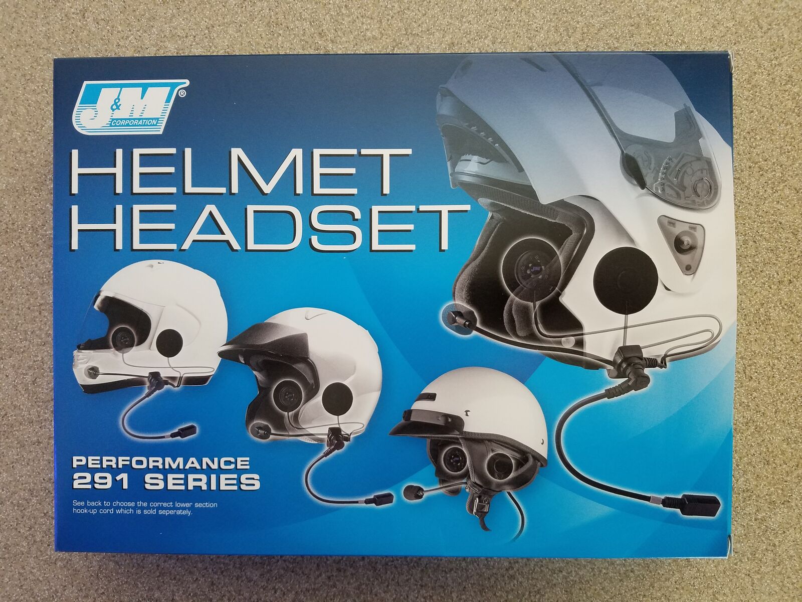 J&M Motorcycle Helmet Headset