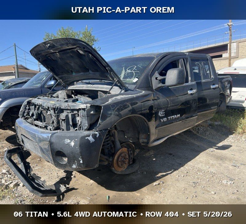2006 Nissan Titan Parts - UTPAP Orem