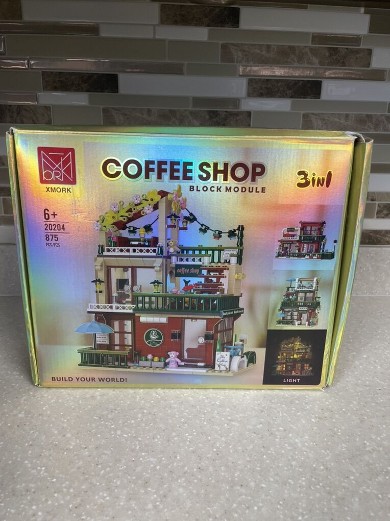 Mork Coffee Shop 3-1 Building Block Set