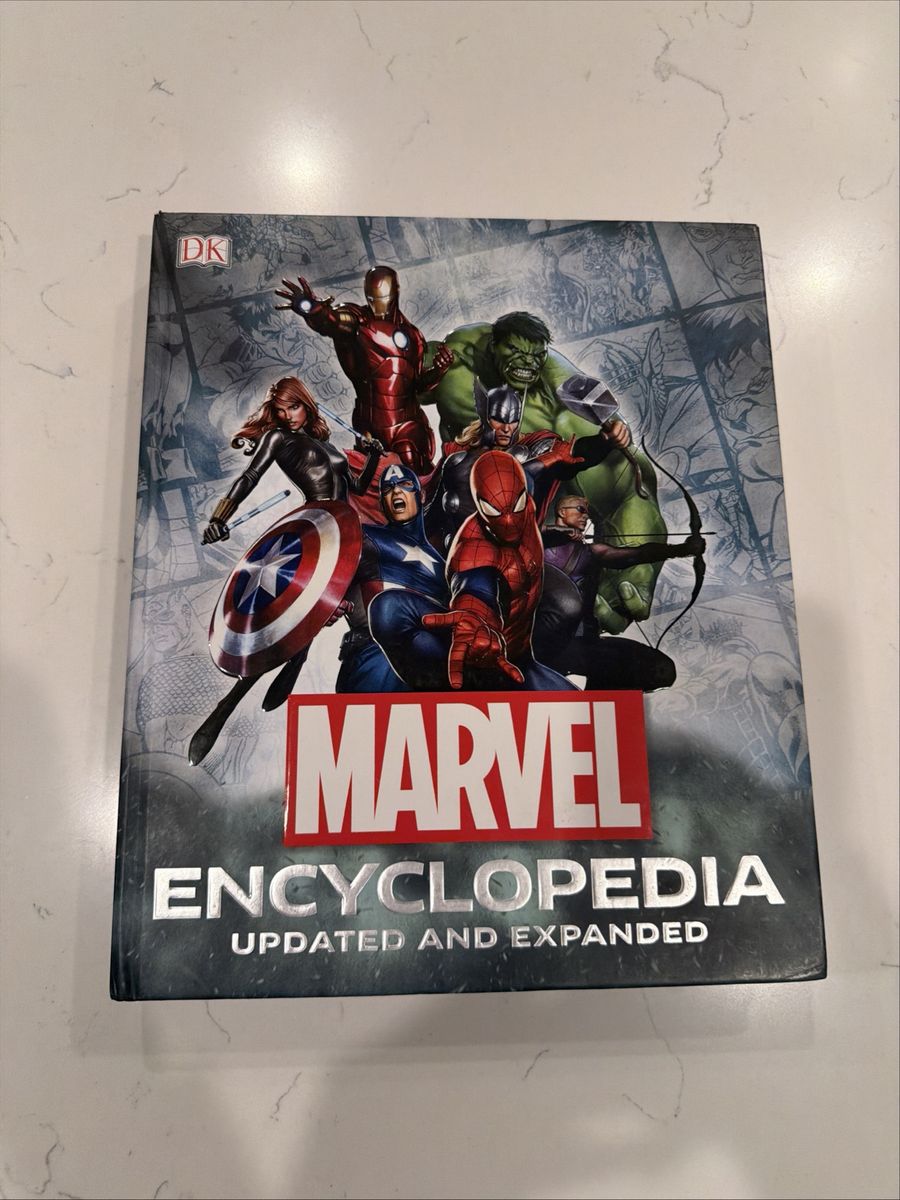 Marvel Encyclopedia Updated and Expanded Hardcover Book