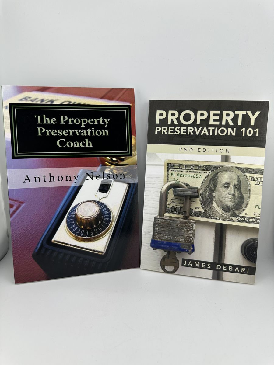 Property Preservation 101 & Coach Lot 2 Books Real Estate Business Guide