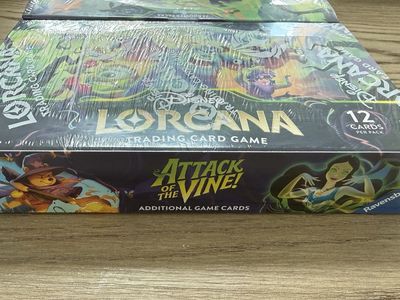 Disney Lorcana Attack of the Vine! Card Game Booster Box Sealed New