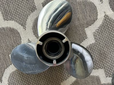 Stainless Steel 3-Blade Boat Propeller