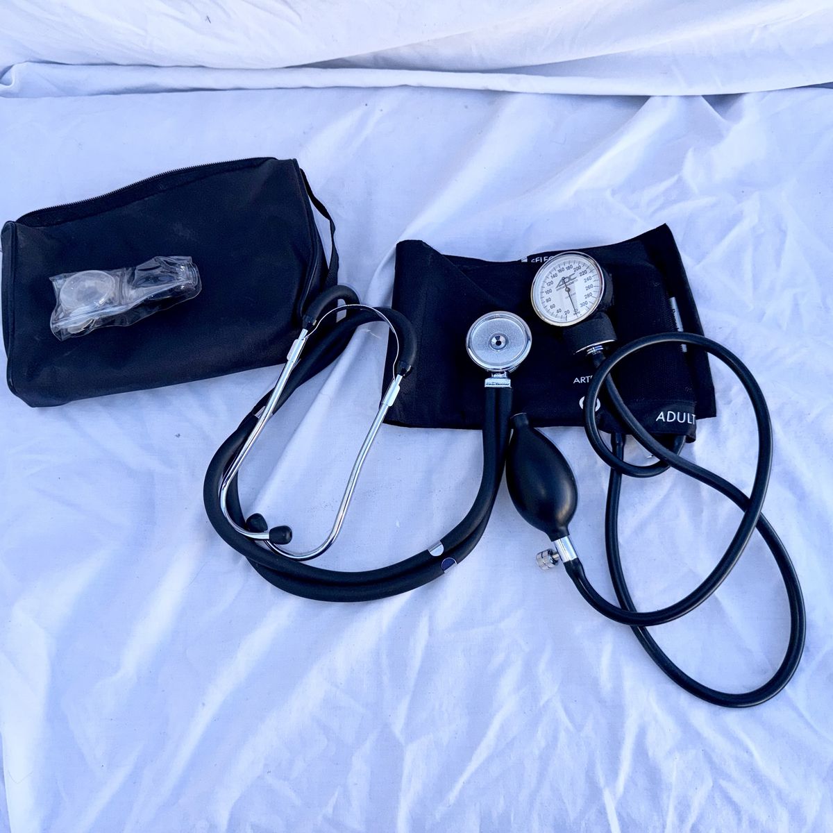 Vintage ADC Stethoscope Blood Pressure Cuff Kit