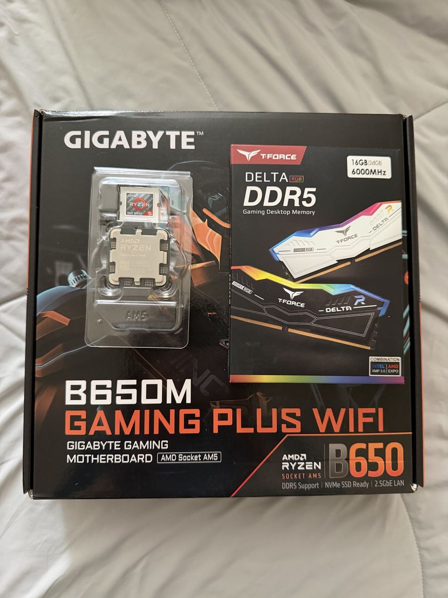 AM5 PC Starter Combo (CPU + Motherboard + RAM)