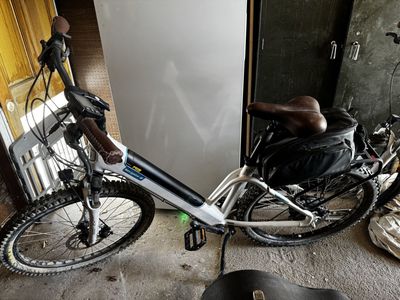Navigator S Electric Bike - White, Full Suspension, 27.5-inch Wheels