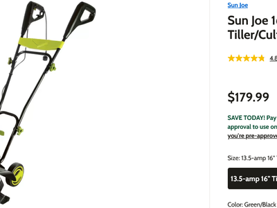 Sun Joe 16'' 13.5A Electric Garden Tiller/Cultivator