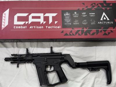 Arcturus X C.A.T. Airsoft Rifle with Original Packaging and Accessories