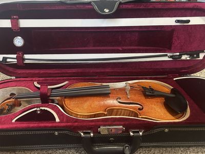 4/4 Exquisitus Violin Model 100 with Bow and Lockable Case