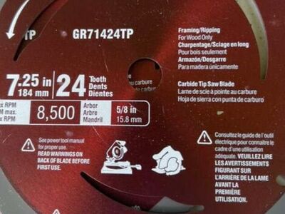 ( 14 ) NEW Grip Rite Saw Blades