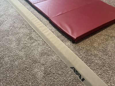 AVAI Gymnastics Balance Beam & Tumbling Mat Set - Folding, Used Good Condition