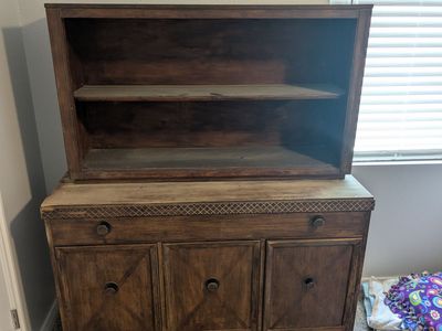 Antique china hutch