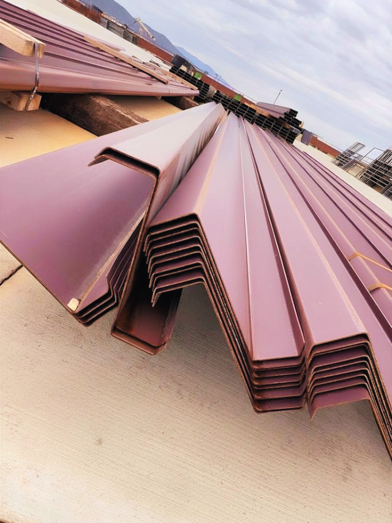 8" x 25' Red Oxide Zee Purlins