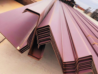 8" x 25' Red Oxide Zee Purlins