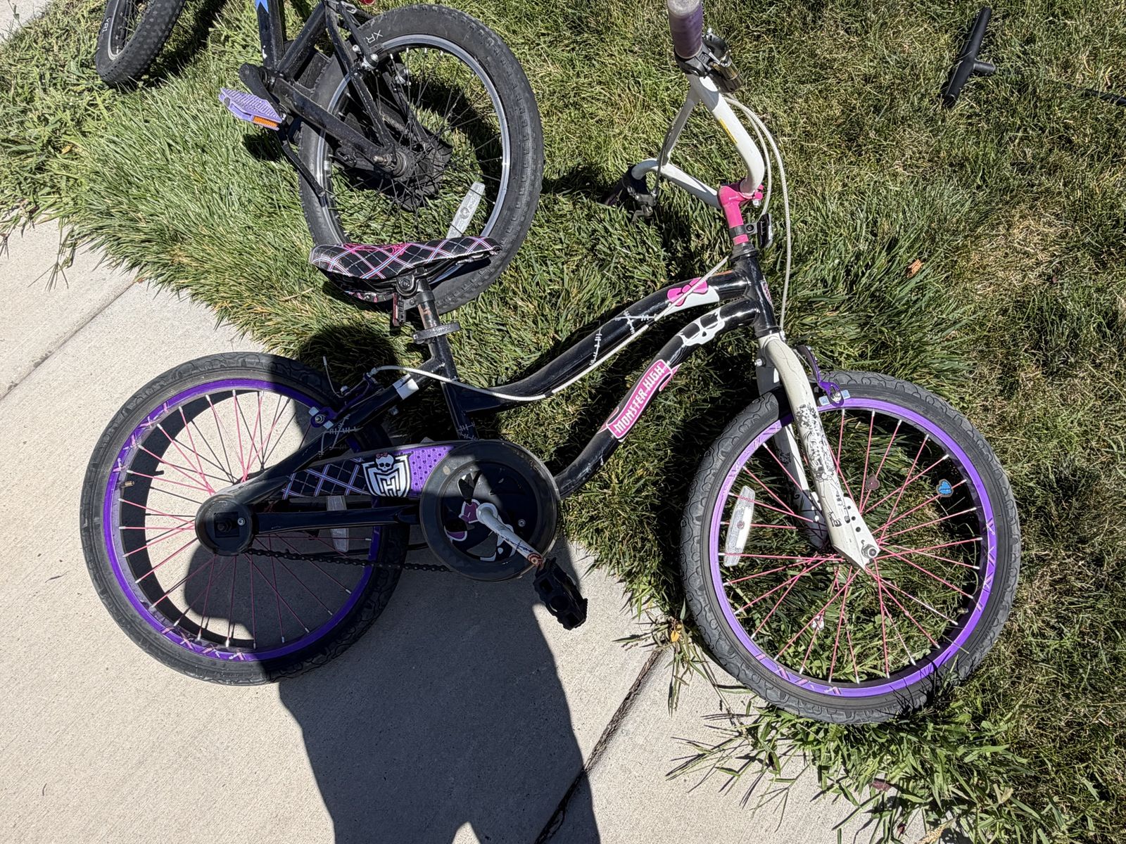 Kids monster high bike