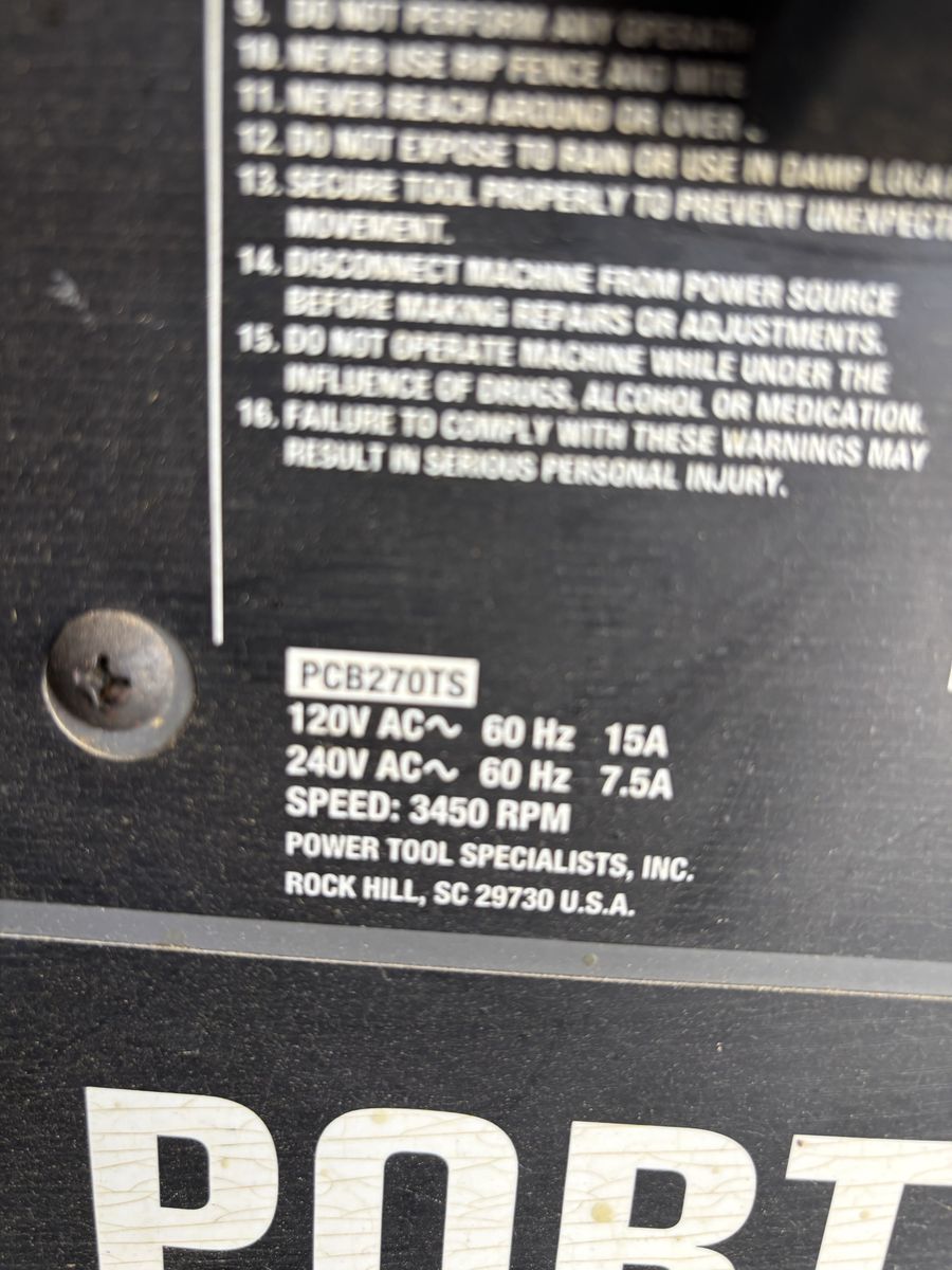 Table saw