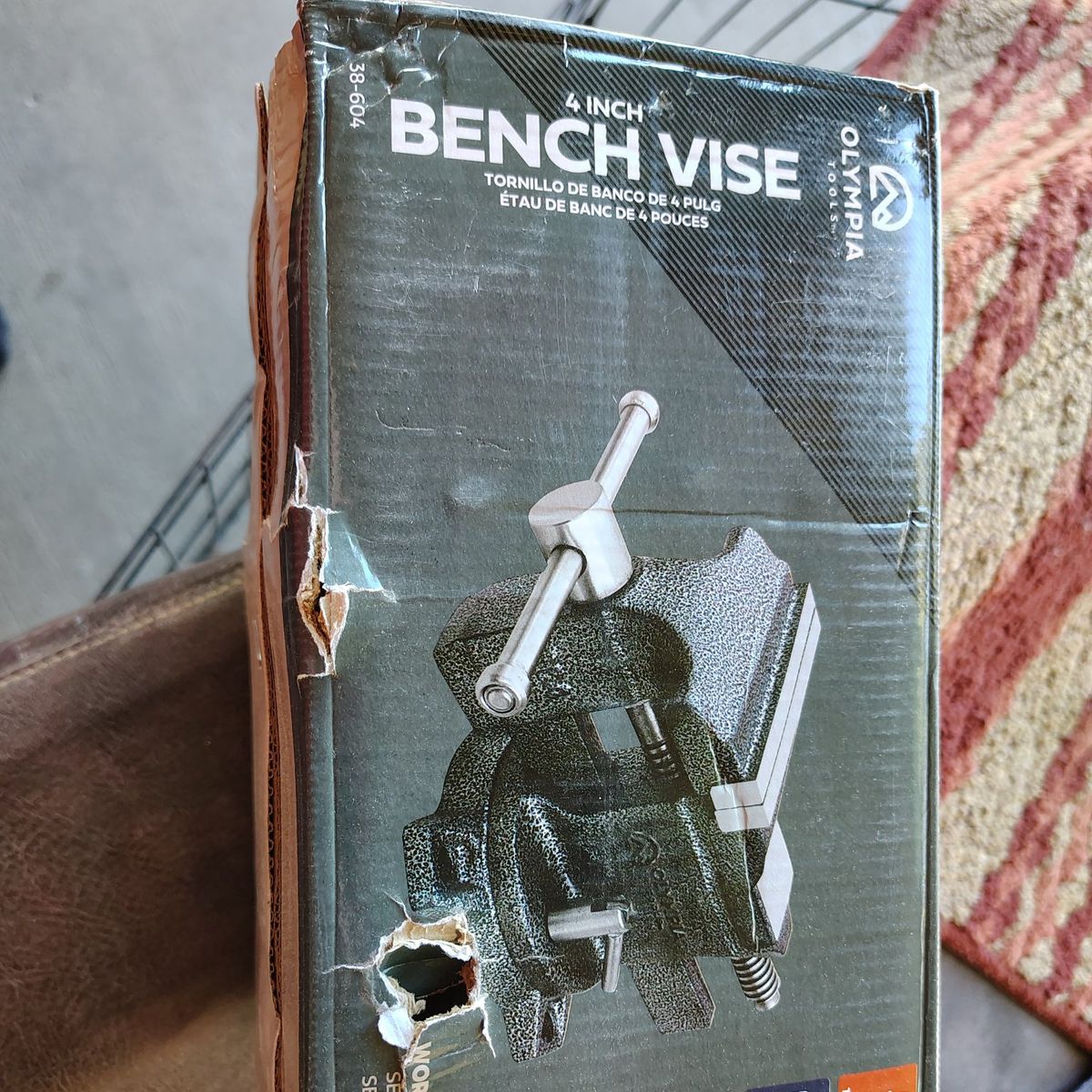 Bench Vise Olympia Tools 4 Inch Workshop Vice