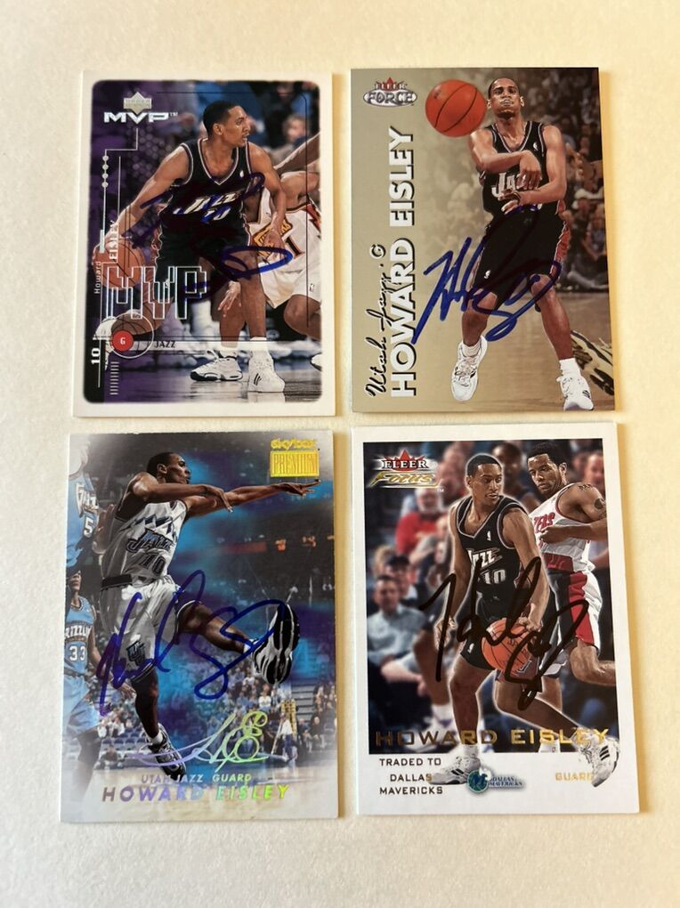 NBA UTAH JAZZ HAND SINGED LOT AUTOGRAPH BASKETBALL