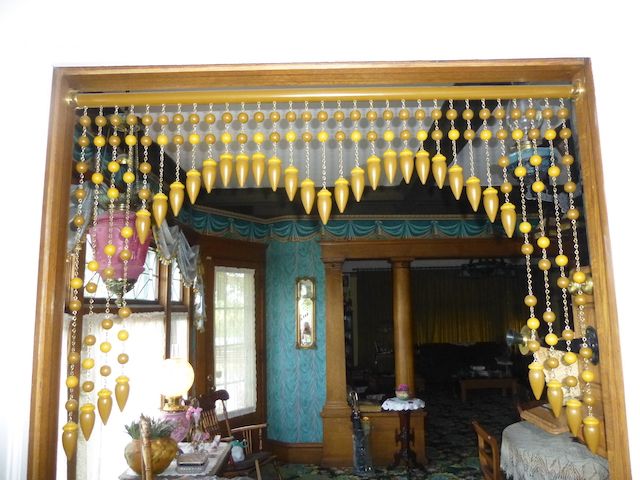 Decorative Wooden Door Curtain/Portieres for Homes Built 1890's-1940's