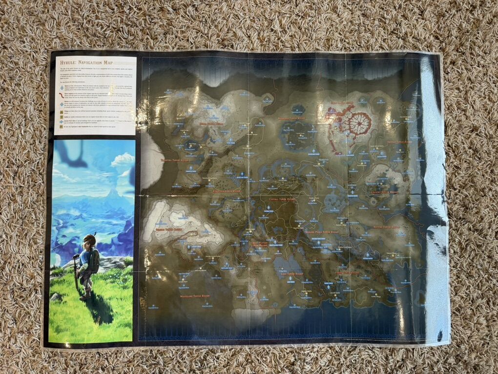 Zelda Breath Of The Wild Map