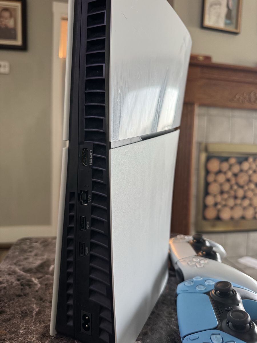 Sony PlayStation 5 PS5 Slim Console with 2 DualSense Wireless Controllers