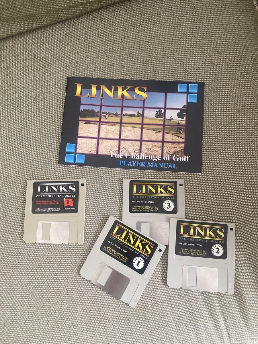 Links Golf Floppy Disk Game