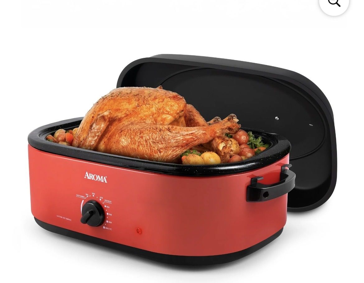 New AROMA® 18Qt. Roaster Oven with High-Dome Lid (ART-718RH)