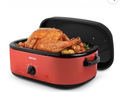 New AROMA® 18Qt. Roaster Oven with High-Dome Lid (ART-718RH)