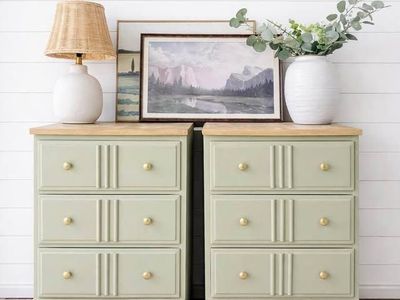 Modern Boho Chic 3 Drawer Nightstands | Modern 3 Drawer Nightstands #1