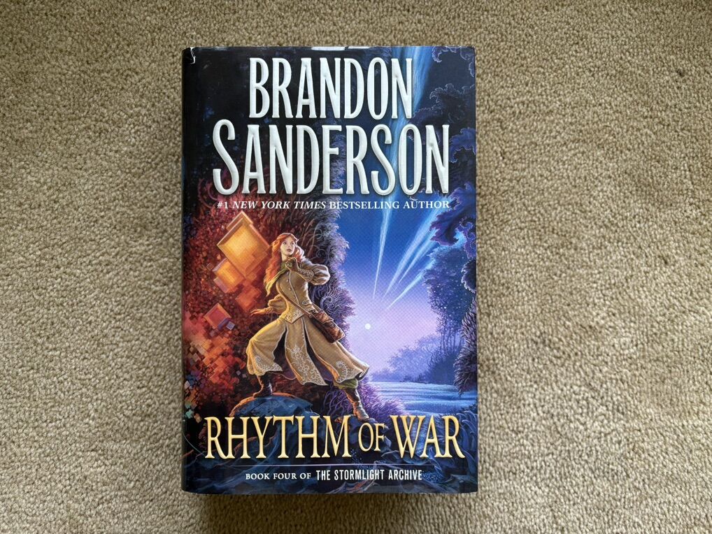 Rhythm of War, by Brandon Sanderson (hardcover)