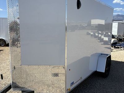 6x12 Look ST DLX Enclosed Cargo Trailer - 6'6" Interior - 3.5K GVWR - .080 PolyCor, Barn Doors