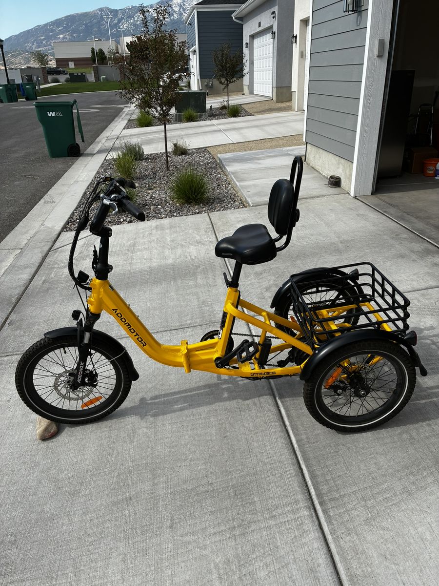 Near new electric trike for sale