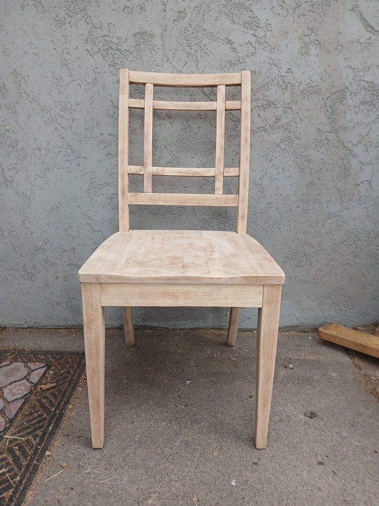 Fully Sanded Wooden Chair