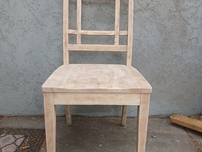 Fully Sanded Wooden Chair