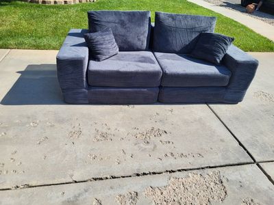 Boneless Oversized Fabric Plush Sofa
Gray*