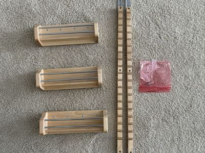 Rev-A-Shelf cabinet door mounted adjustable Spice Rack 3 Adjustable Shelves