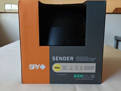 Spy Sender snow helmet. Brand new!