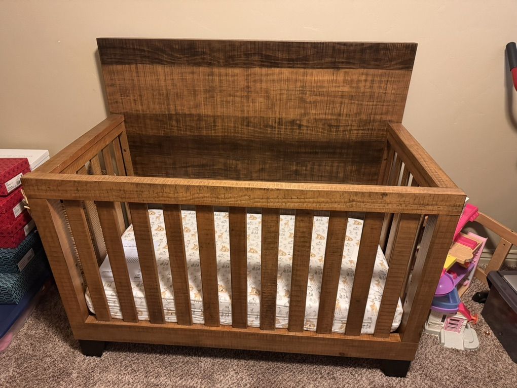 Westwood  Urban Rustic Convertible Crib And Dresse