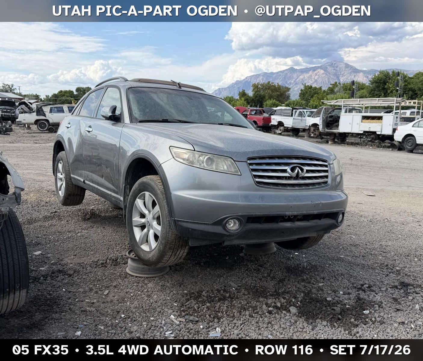 2005 Infiniti FX35 Parts - UTPAP Ogden