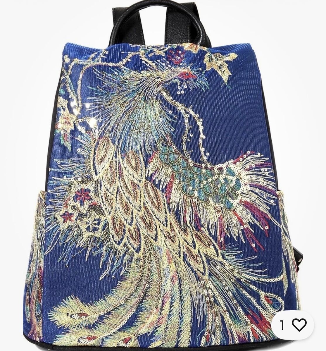 New Beautiful Peacock Anti-Theft Backpack  mlt Qty