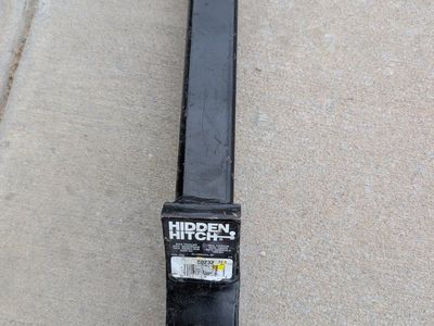 Hidden Hitch 20232 Black Trailer Hitch Ball Mount 2" Drop 2" Receiver, 5000 lbs Capacity
