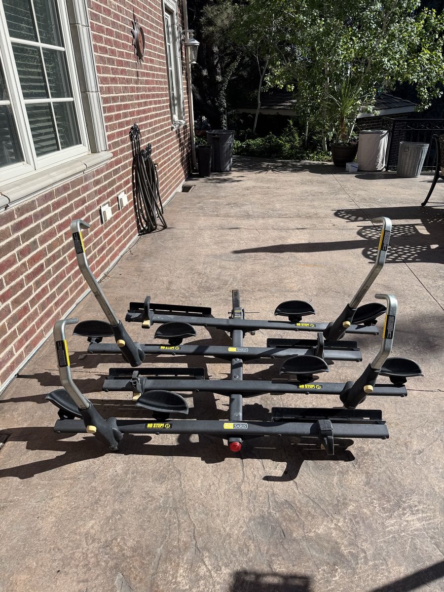 4 Bike Tray Hitch Trailer Mount Rack